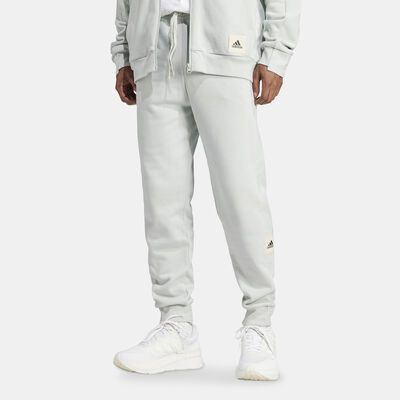 adidas Men's Lounge French Terry Sweatpants Green