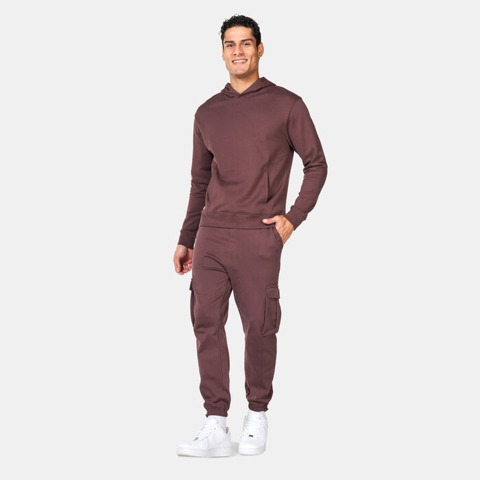 Sun and Sand Sports Men's Classic Hoodie Brown Sun and Sand Sports Men's Classic Hoodie Brown image number 2