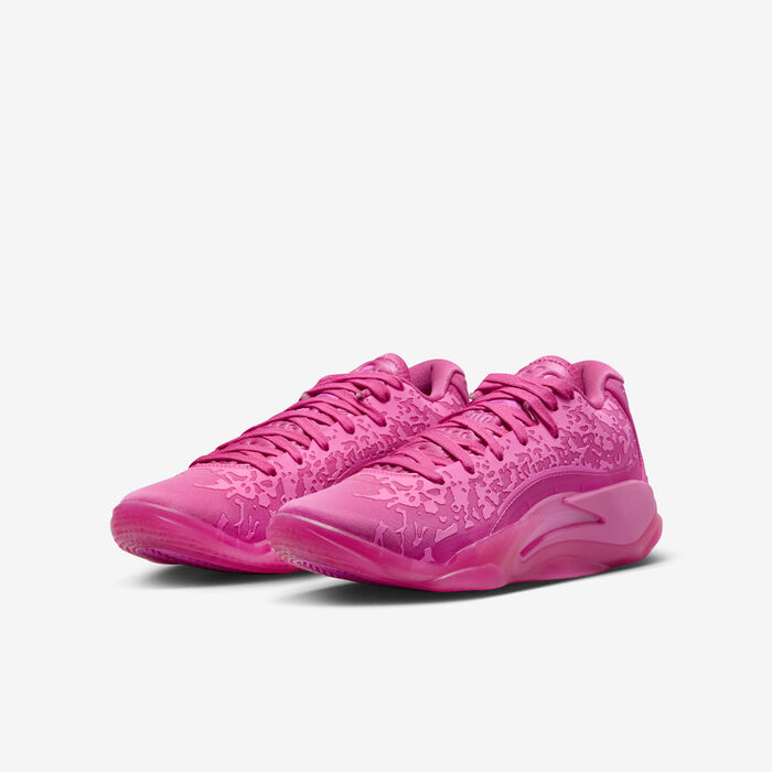 Jordan Kids' Zion 3 Basketball Shoes Pink image number 4