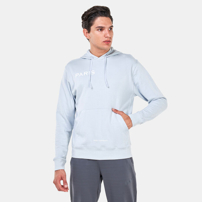 Nike Men's Paris Saint-Germain Fleece Hoodie Blue image number 0