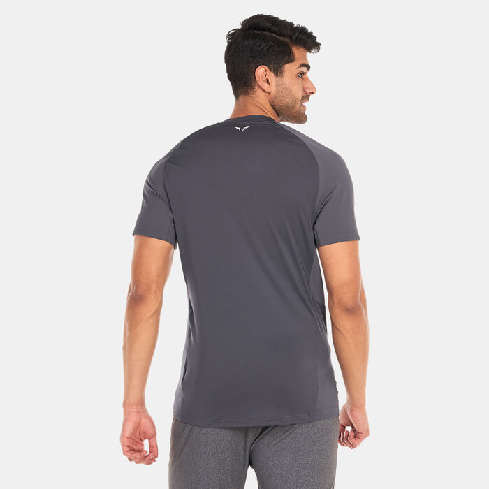 SQUATWOLF Men's Statement Tech Training T-Shirt Grey SQUATWOLF Men's Statement Tech Training T-Shirt Grey image number 1