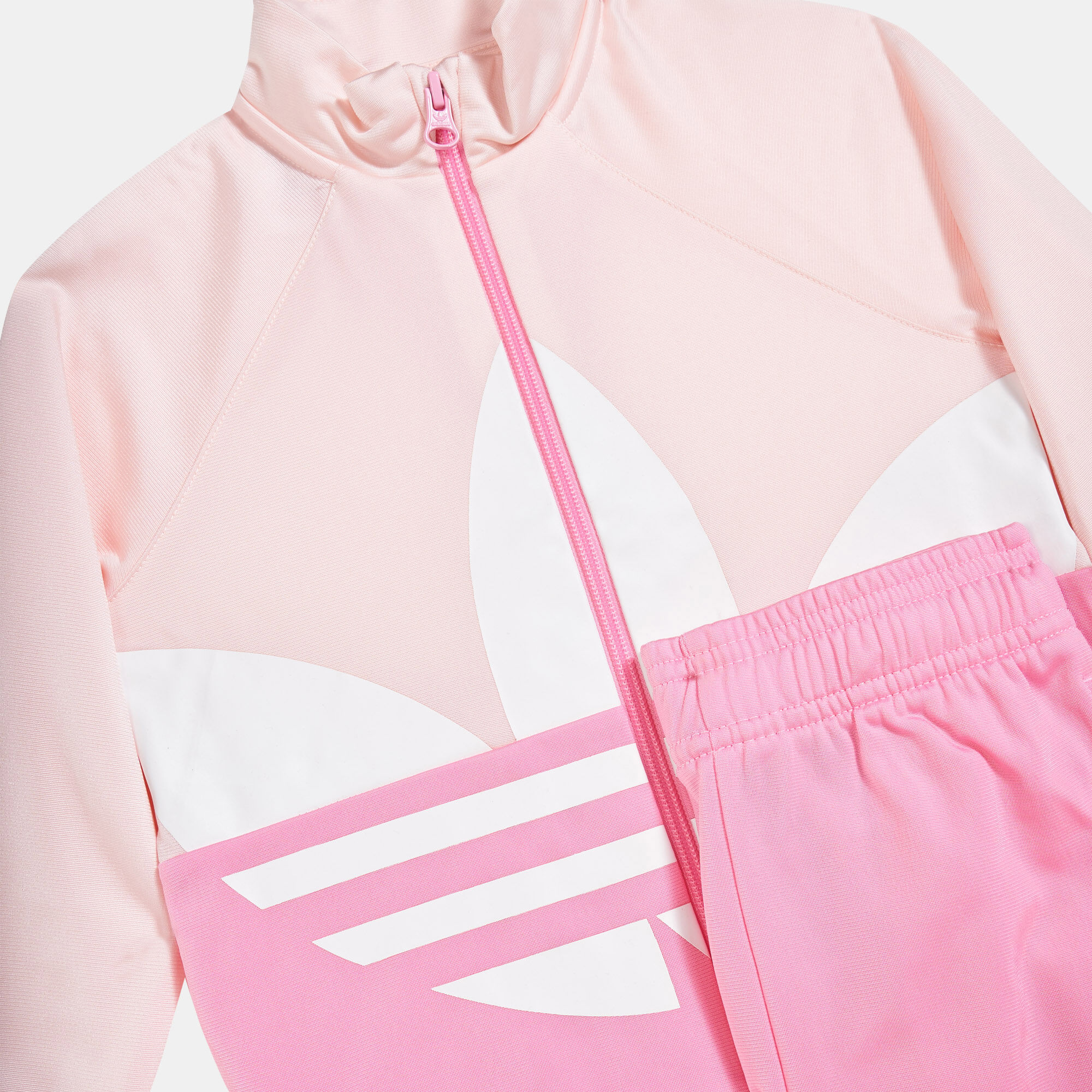 Pink adidas hotsell tracksuit for babies