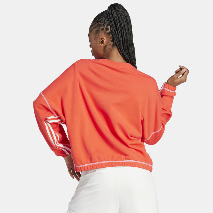 adidas Women's Dance Sweatshirt Red image number 1