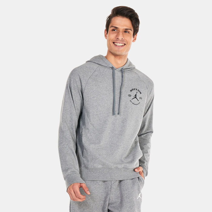 Jordan Men's Dri-FIT Sport BC Fleece Hoodie Grey Jordan Men's Dri-FIT Sport BC Fleece Hoodie Grey image number 0