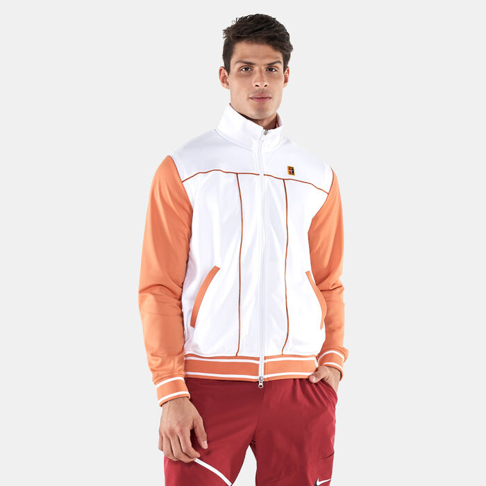 Nike Men's Court Tennis Jacket Orange image number 0