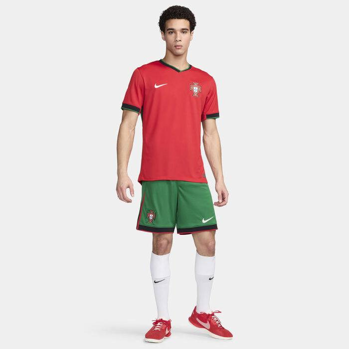 Nike Men's Portugal 2024 Stadium Home Dri-FIT Football Replica Shorts Green Nike Men's Portugal 2024 Stadium Home Dri-FIT Football Replica Shorts Green image number 6