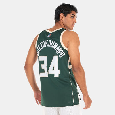 Nike Men's Dri-FIT NBA Swingman Milwaukee Bucks Icon Edition Jersey - 2022/23 Green