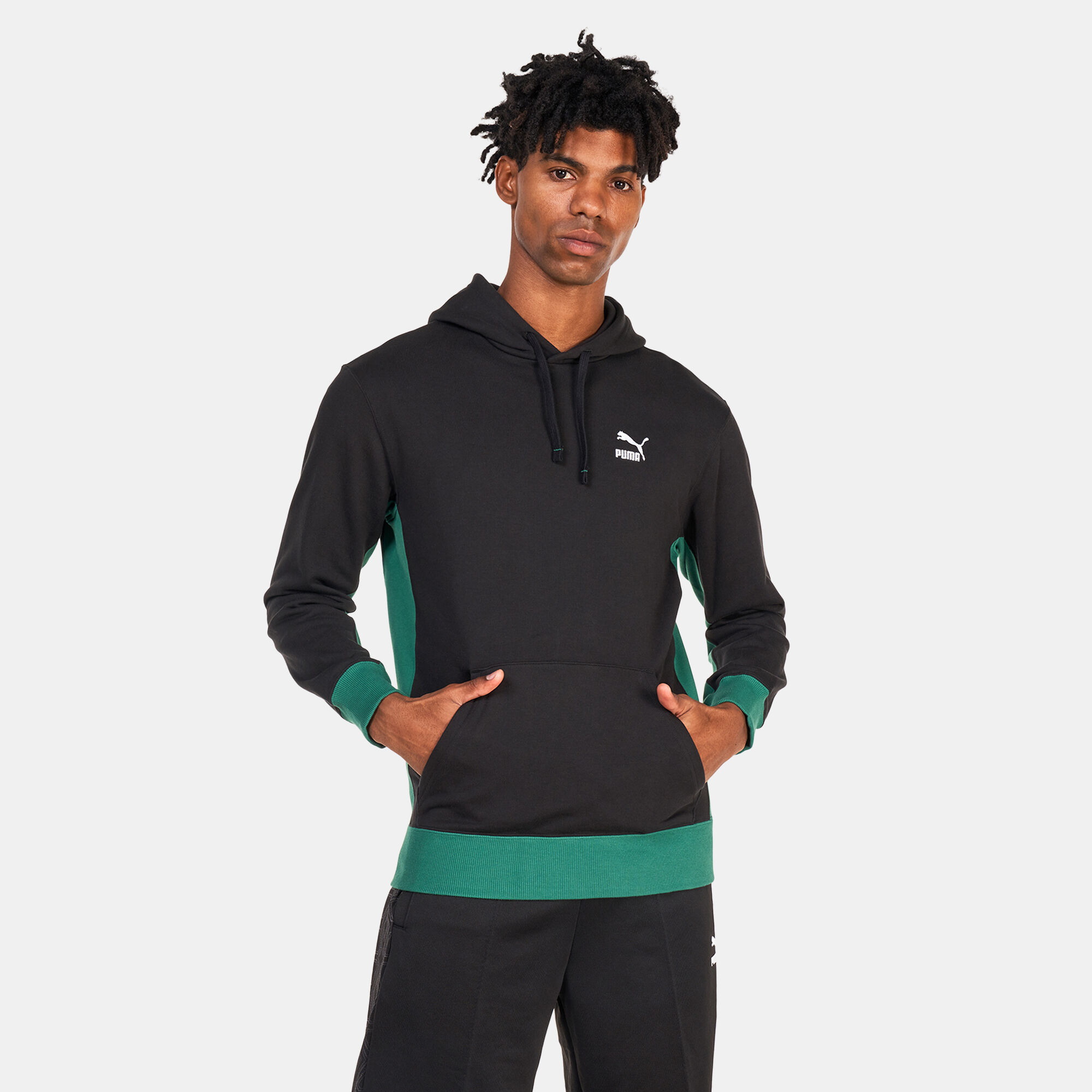 Puma blocked hoodie online