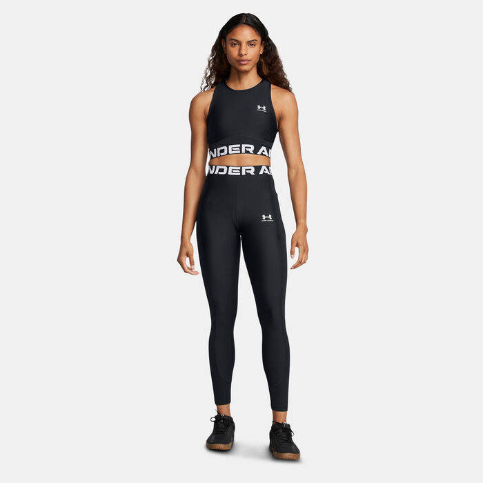 Under Armour Women's HeatGear Training Leggings Black image number 2