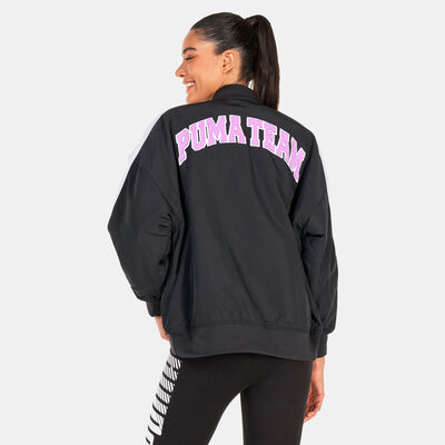 PUMA Women's Team Bomber Jacket Black