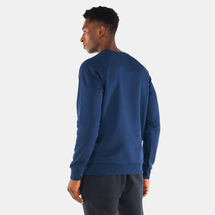 Under Armour Men's Rival Fleece Sweatshirt Blue Under Armour Men's Rival Fleece Sweatshirt Blue image number 1