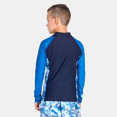 COEGA Kids' Long Sleeve Rashguard Blue