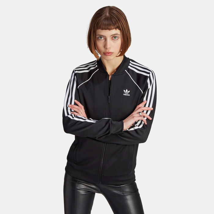 adidas Originals Women's Adicolor Classics SST Track Jacket Red adidas Originals Women's Adicolor Classics SST Track Jacket Red image number 0