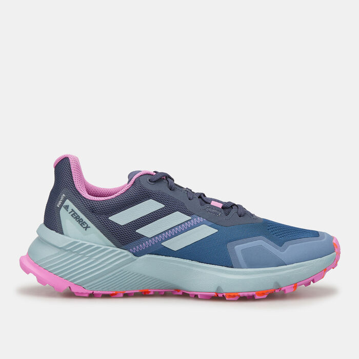 adidas Women's Terrex Soulstride Trail Running Shoe Blue adidas Women's Terrex Soulstride Trail Running Shoe Blue image number 0