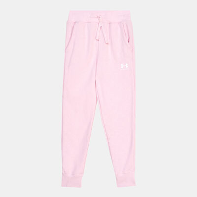 Under Armour Kids' UA Rival Fleece EM Joggers Pink