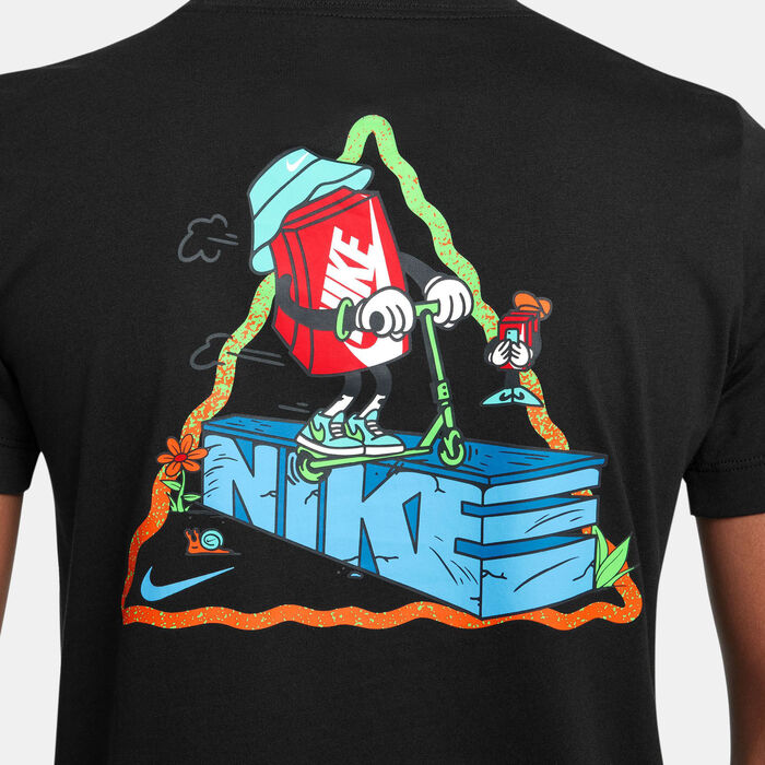 Nike Kids' Sportswear T-Shirt Black Nike Kids' Sportswear T-Shirt Black image number 3
