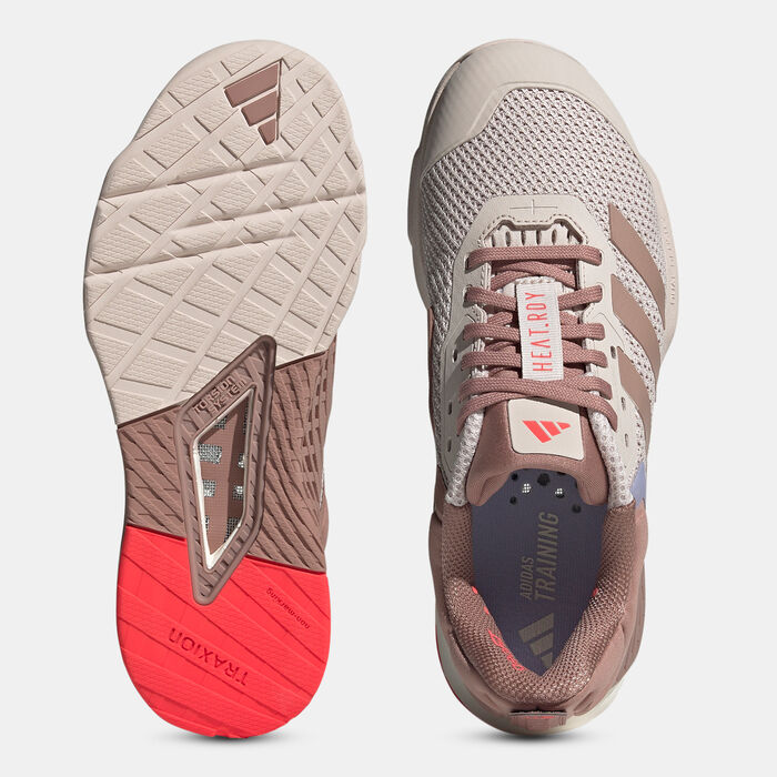adidas Women's Dropset 3 Strength Training Shoes Beige adidas Women's Dropset 3 Strength Training Shoes Beige image number 4