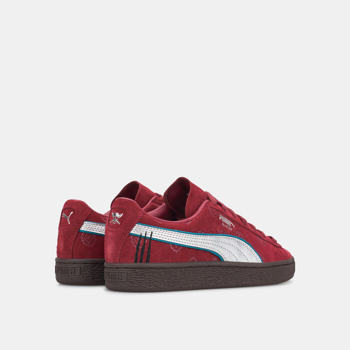 PUMA Kids' x One Piece Suede 2 Shoes Red PUMA Kids' x One Piece Suede 2 Shoes Red image number 3