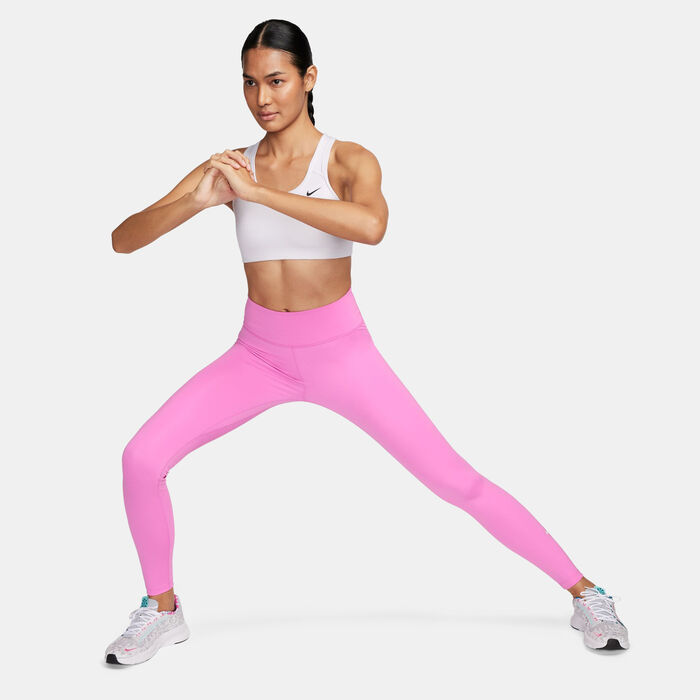 Nike Women's One Dri-FIT Training Leggings Pink image number 2