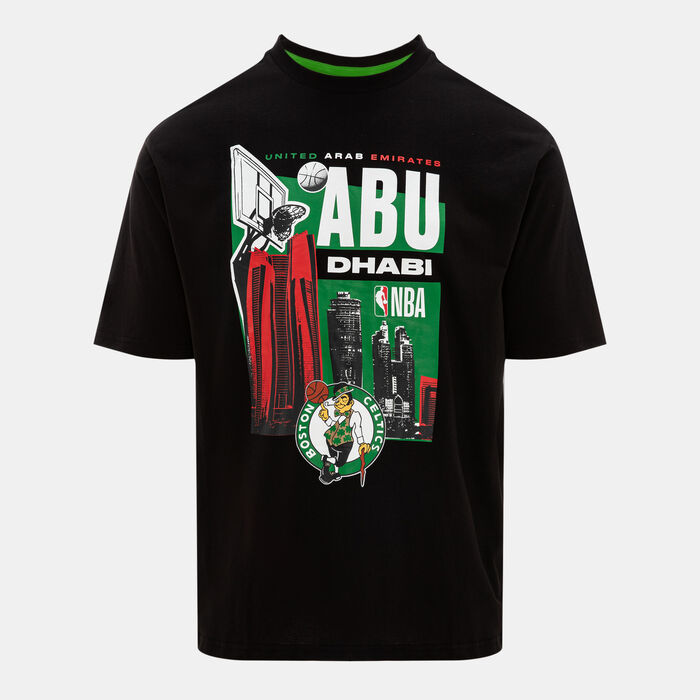 New Era Men's NBA Boston Celtics Abu Dhabi Games 2024 Skyline T-Shirt White New Era Men's NBA Boston Celtics Abu Dhabi Games 2024 Skyline T-Shirt White image number 0