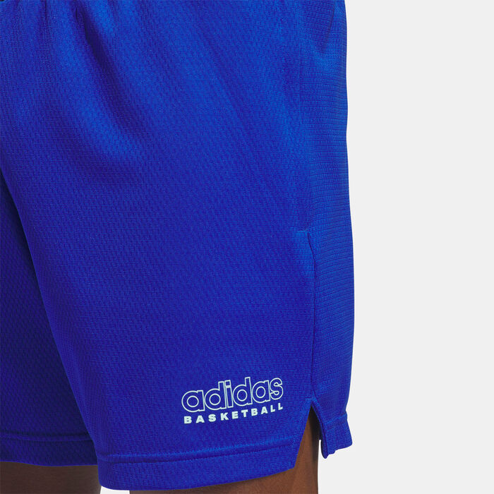adidas Men's Select Basketball Shorts Blue image number 3