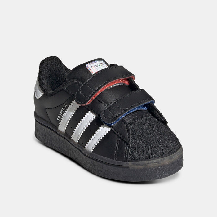 adidas Originals Kids' Superstar LED Lights Shoes Black adidas Originals Kids' Superstar LED Lights Shoes Black image number 1