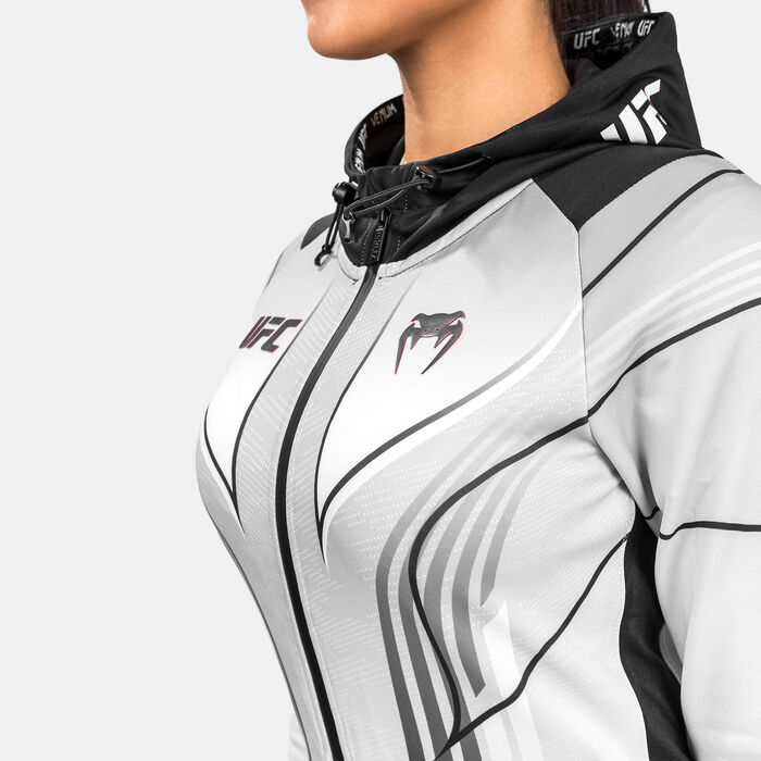 Venum Women's x UFC Authentic Fight Night 2.0 Walkout Hoodie White Venum Women's x UFC Authentic Fight Night 2.0 Walkout Hoodie White image number 3