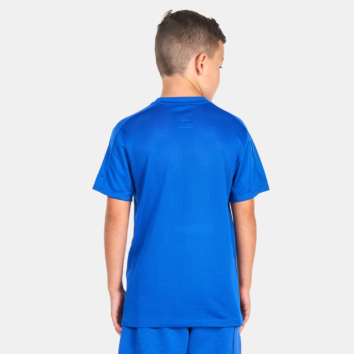 Nike Kids' Dri-FIT Trophy Graphic Training T-Shirt (Older Kids) Blue Nike Kids' Dri-FIT Trophy Graphic Training T-Shirt (Older Kids) Blue image number 1