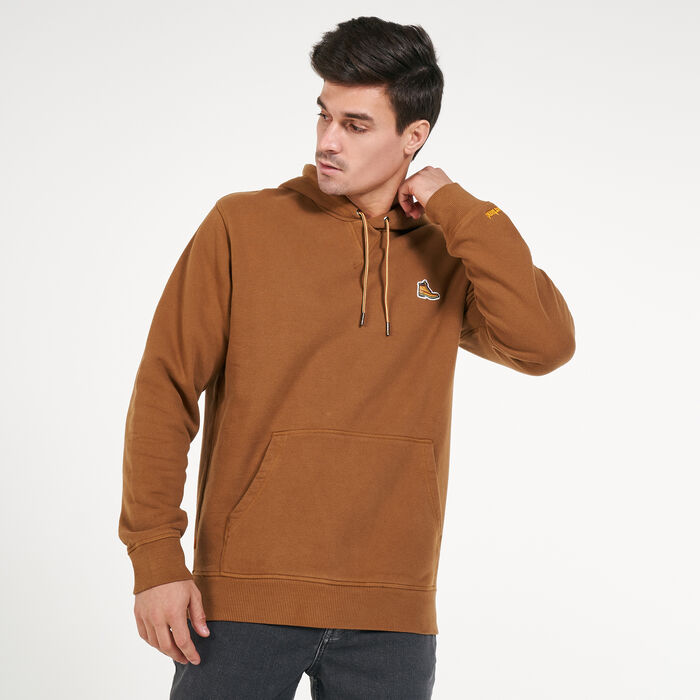 Timberland Men's Boot Logo Hoodie Brown Timberland Men's Boot Logo Hoodie Brown image number 0