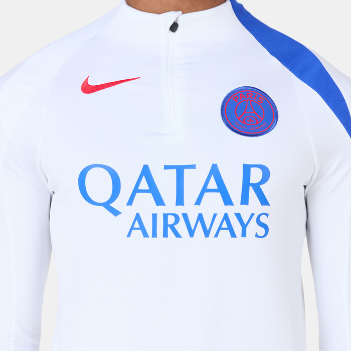 Nike Men's Paris Saint-Germain Dri-FIT Strike Drill Football Top White Nike Men's Paris Saint-Germain Dri-FIT Strike Drill Football Top White image number 3
