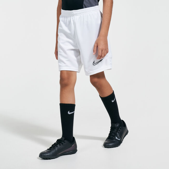Nike Kids' Dri-FIT Academy Knit Football Shorts (Older Kids) White image number 0