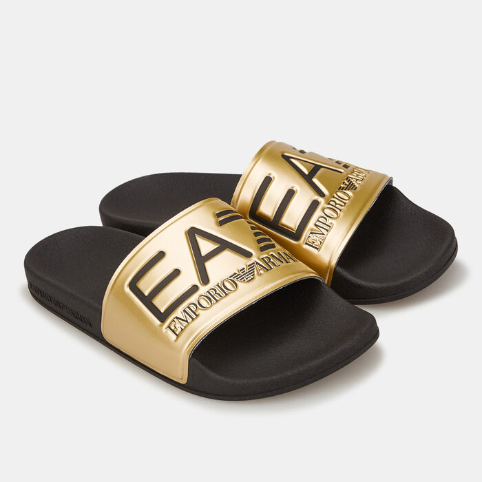 EA7 Emporio Armani Slides Gold EA7 Emporio Armani Slides Gold image number 0