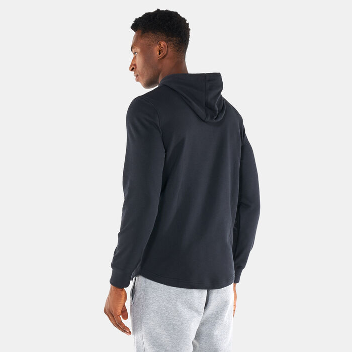 Under Armour Men's Rival Terry Logo Hoodie Black Under Armour Men's Rival Terry Logo Hoodie Black image number 1