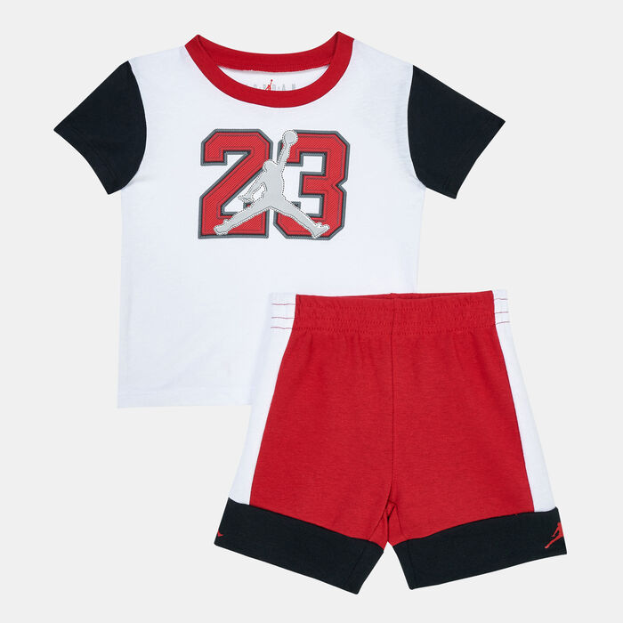 Jordan Kids' Box Out Shorts & Tee Set Red Jordan Kids' Box Out Shorts & Tee Set Red image number 0