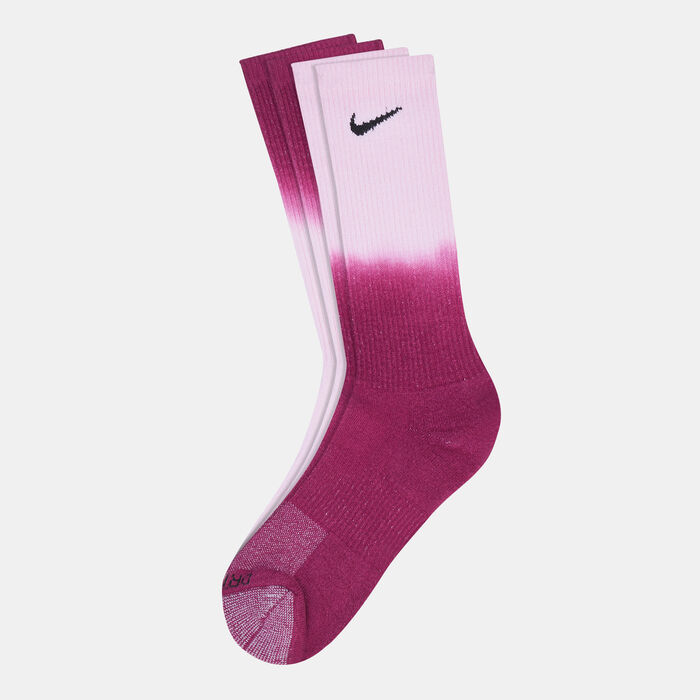 Nike Men's Everyday Plus Cushioned Crew Socks (2 Pack) Pink Nike Men's Everyday Plus Cushioned Crew Socks (2 Pack) Pink image number 0