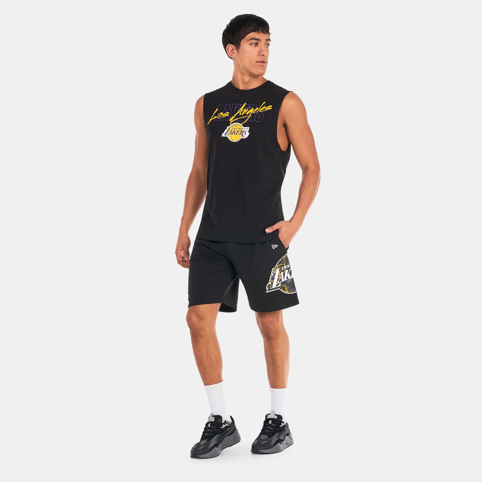 Lakers team shorts clearance