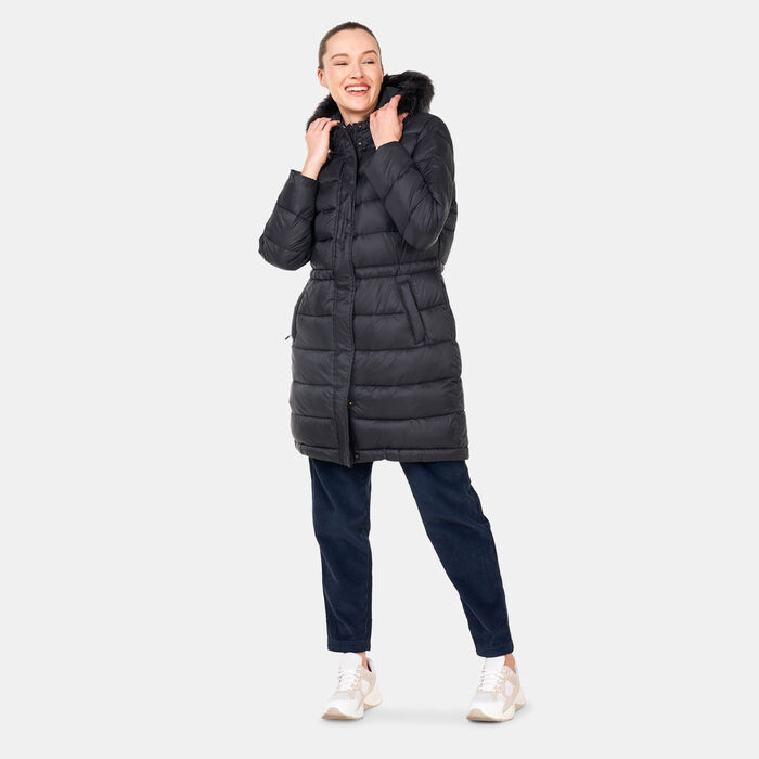 Timberland Women's Non-Down Parka Jacket Black Timberland Women's Non-Down Parka Jacket Black image number 2