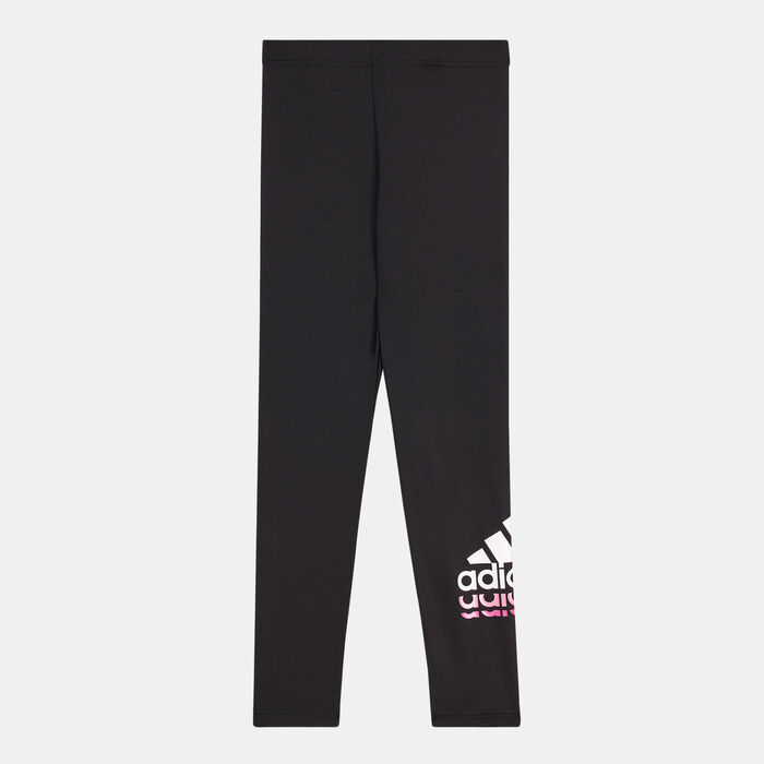 adidas Kids' Badge of Sport Logo Leggings Black image number 0
