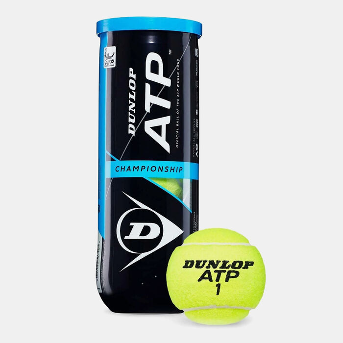 Dunlop ATP Championship Tennis Balls (3 Pieces) Multi-Color image number 2