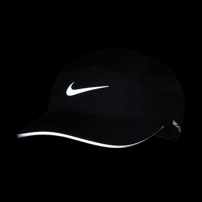 Nike Dri-FIT ADV Fly Unstructured Reflective Design Cap Black Nike Dri-FIT ADV Fly Unstructured Reflective Design Cap Black image number 2