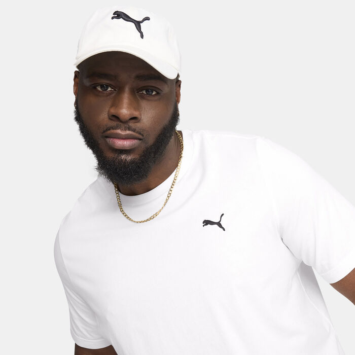 PUMA Men's Essentials Small Logo T-Shirt White PUMA Men's Essentials Small Logo T-Shirt White image number 3