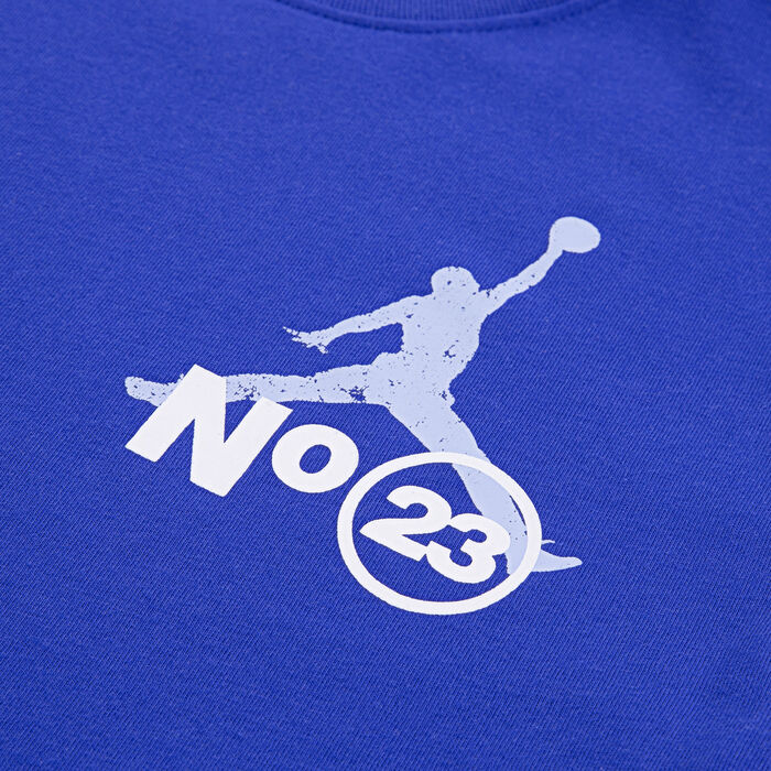 Jordan Kids' 1984 Stack T-Shirt Blue image number 2