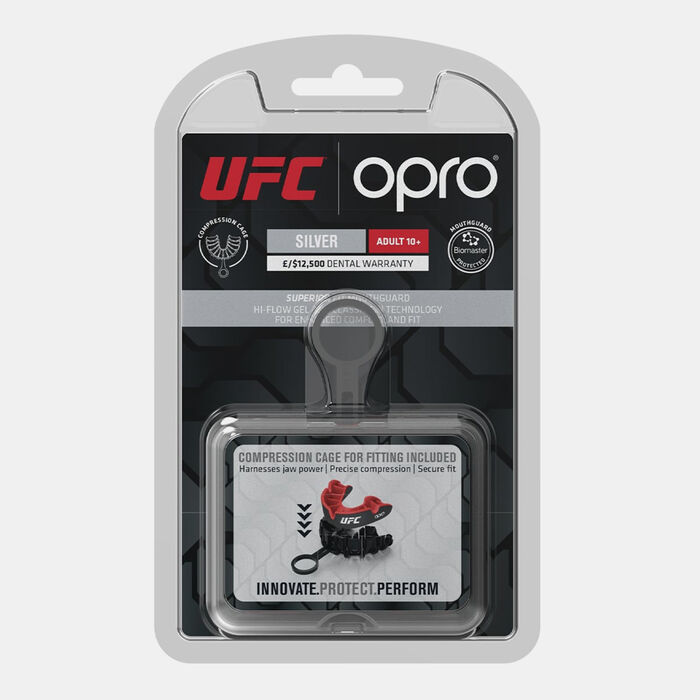 OPRO Self-Fit UFC Silver-Level MMA Mouth Guard Black OPRO Self-Fit UFC Silver-Level MMA Mouth Guard Black image number 1