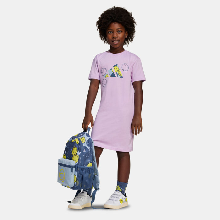 adidas Kids' Smileyworld Dress Purple adidas Kids' Smileyworld Dress Purple image number 2