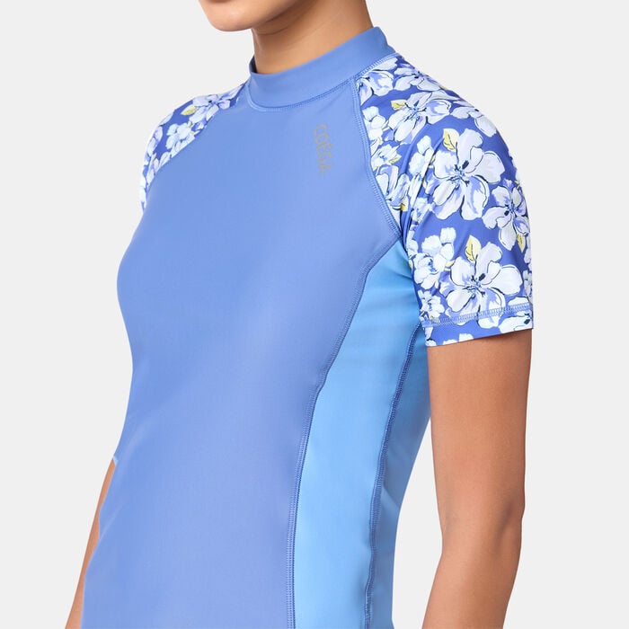 COEGA Women's Swimming Rashguard Blue COEGA Women's Swimming Rashguard Blue image number 3