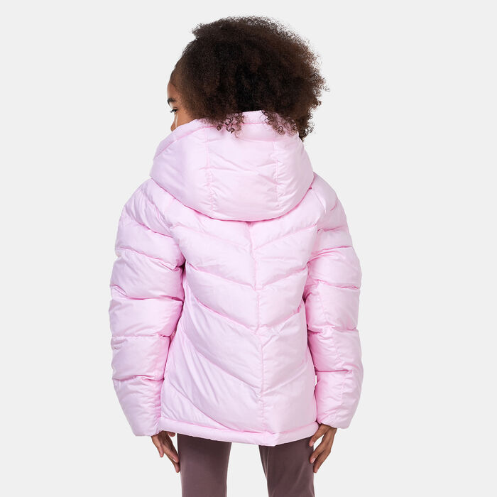 Nike Kids' Sportswear Synthetic Fill Hooded Puffer Jacket (Older Kids) Pink image number 1