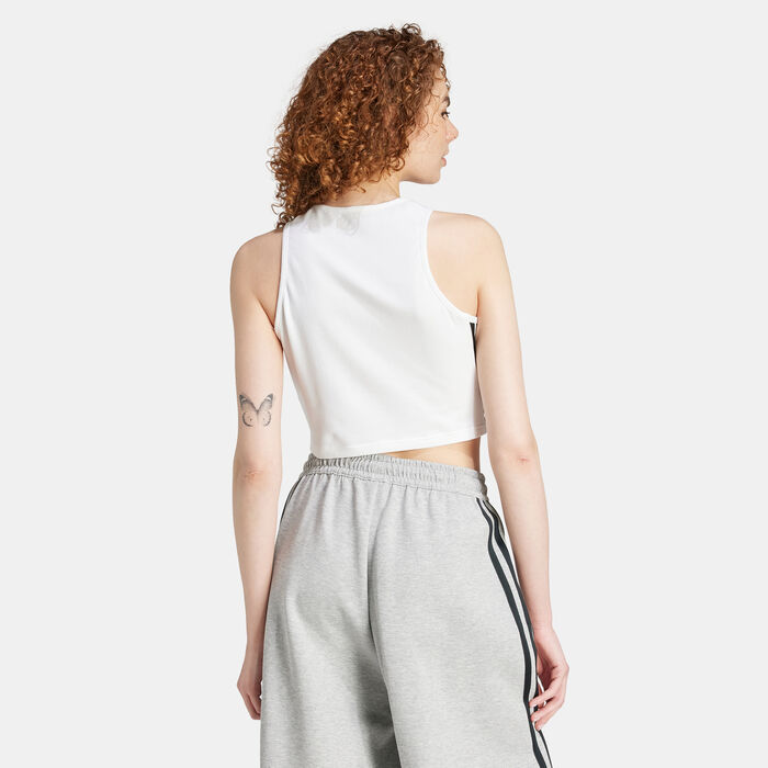 adidas Women's Future Icons 3-Stripes Tank Top White image number 1