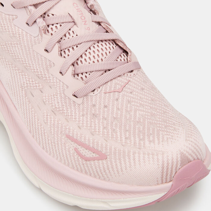 HOKA Women's Clifton 9 Road Running Shoe Pink HOKA Women's Clifton 9 Road Running Shoe Pink image number 4