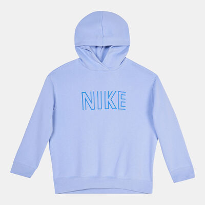 Nike Kids' Sportswear Oversized Pullover Hoodie (Older Kids) Blue