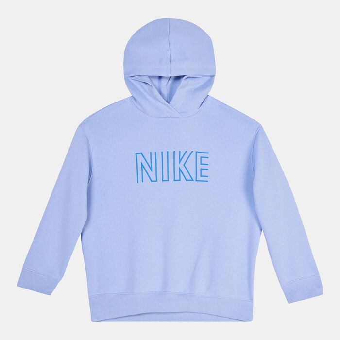 Nike Kids' Sportswear Oversized Pullover Hoodie (Older Kids) Blue image number 0